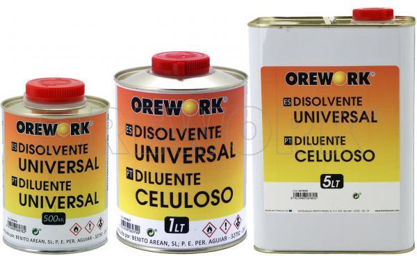 Disolvente Orework Uso General 1/2l Disolvente Orework Uso General 1/2l